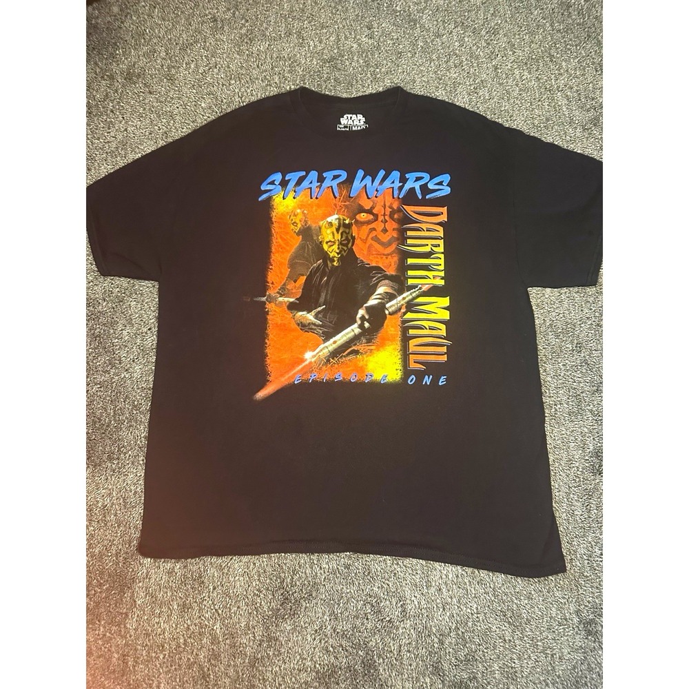 Star Wars Darth Maul T Shirt Mens XL Episode I Phantom Menace Sith Graphic Tee